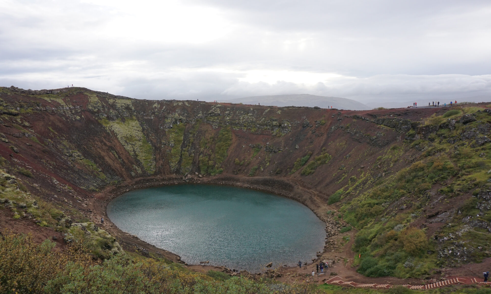 The Kerid crater in Iceland